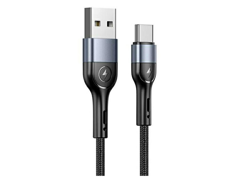 USAMS Kabel pleciony U55 2A 1m USB-C