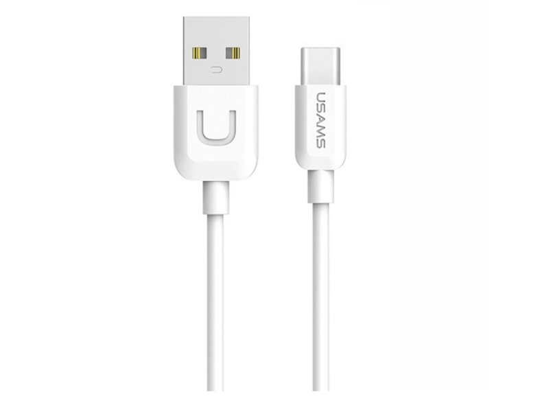 USAMS Kabel U-Turn USB-C 1m biały
