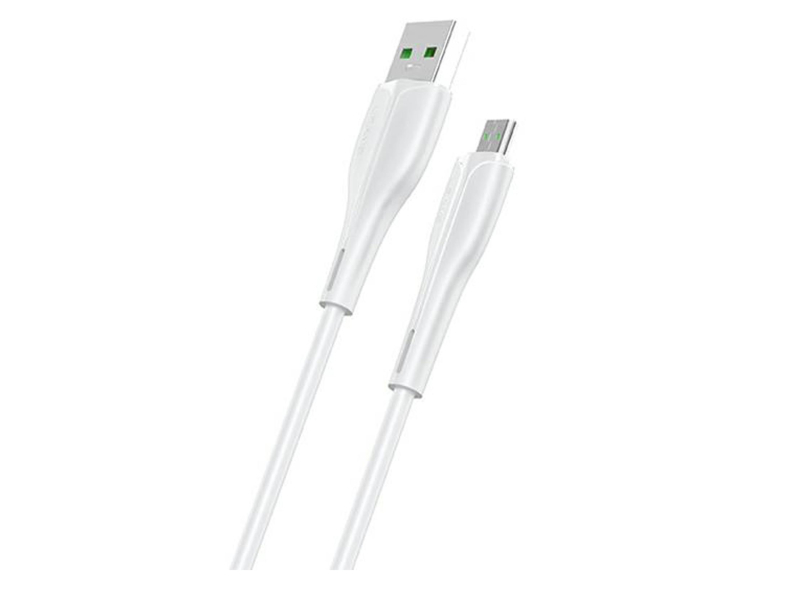 USAMS Kabel U38 microUSB 4A Fast Charge for OPPO 1m biały