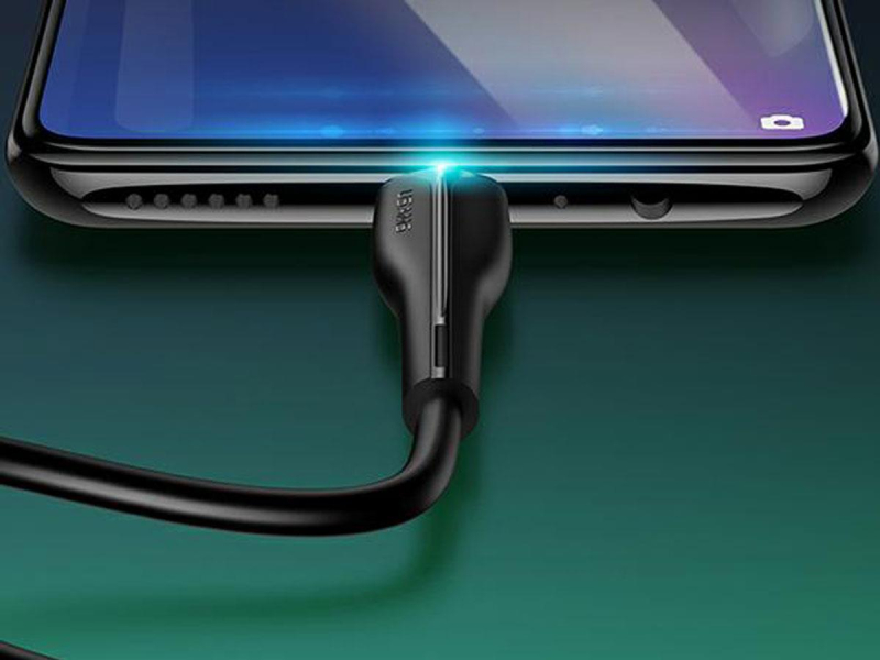 USAMS Kabel U38 microUSB 4A Fast Charge for OPPO 1m biały