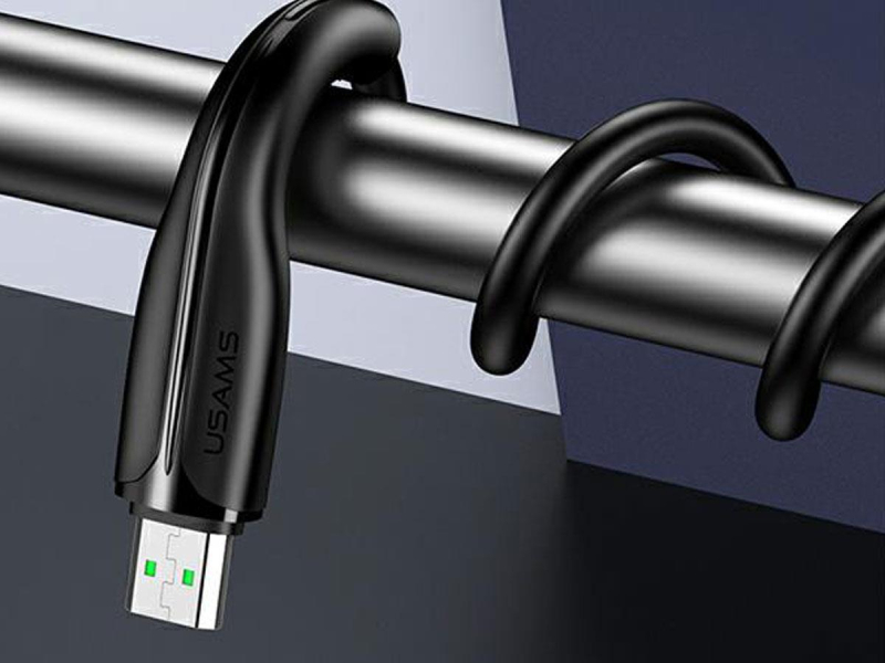 USAMS Kabel U38 microUSB 4A Fast Charge for OPPO 1m biały