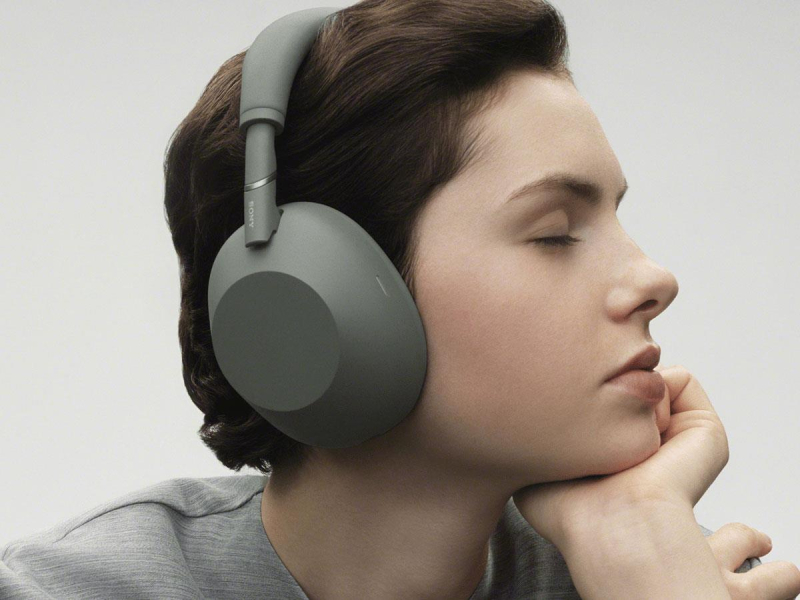 Słuchawki bezprzewodowe Sony WH-1000XM6 Oliwkowe