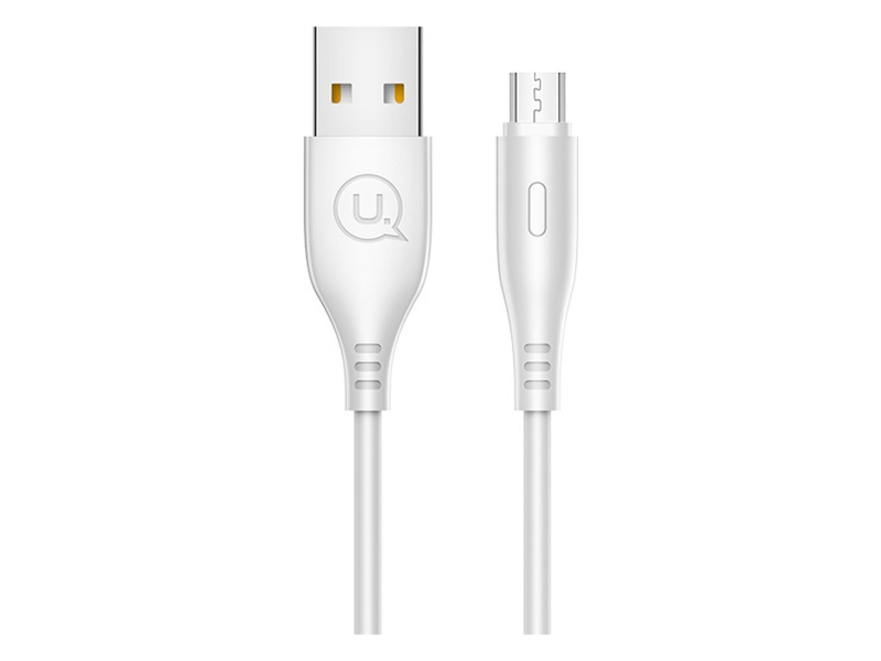 USAMS Kabel U18 microUSB 2A Fast Charge 1m biały SJ268USB02