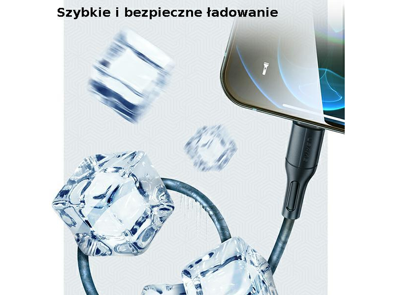 USAMS Kabel U68 microUSB 2A Fast Charge 1m biały SJ502USB02