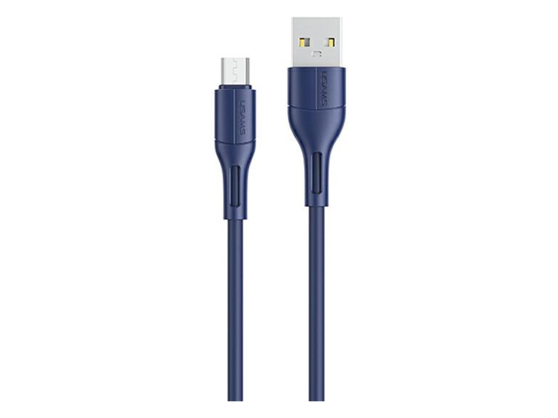USAMS Kabel U68 microUSB 2A Fast Charge 1m niebieski SJ502USB03