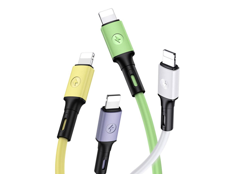 USAMS Kabel U52 lightning 2A Fast Charge 1m purpurowy