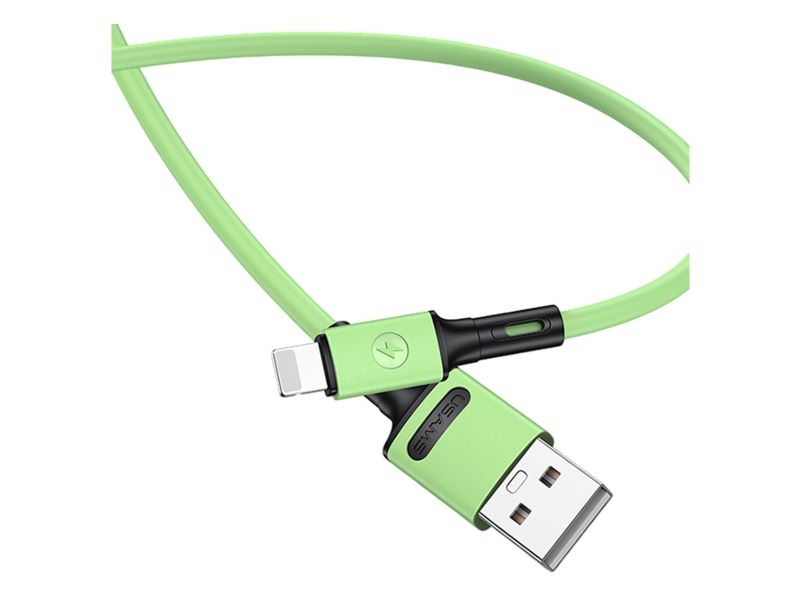 USAMS Kabel U52 lightning 2A Fast Charge 1m zielony