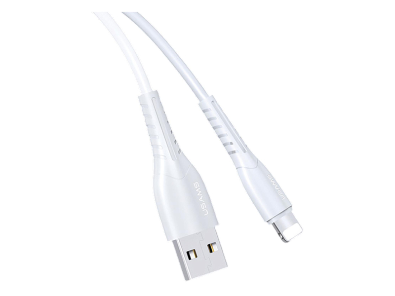 USAMS Kabel U35 lightning 2A Fast Charge 1m biały