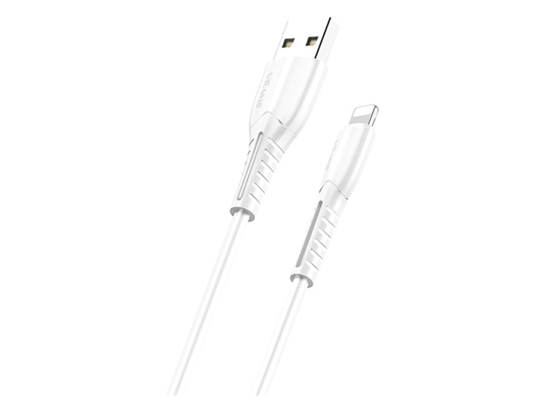 USAMS Kabel U35 lightning 2A Fast Charge 1m biały