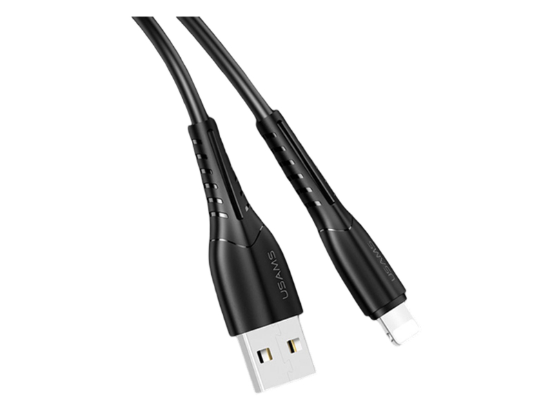 USAMS Kabel U35 lightning 2A Fast Charge 1m czarny SJ364USB01