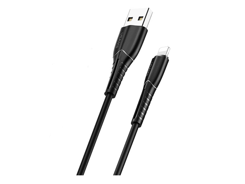 USAMS Kabel U35 lightning 2A Fast Charge 1m czarny SJ364USB01