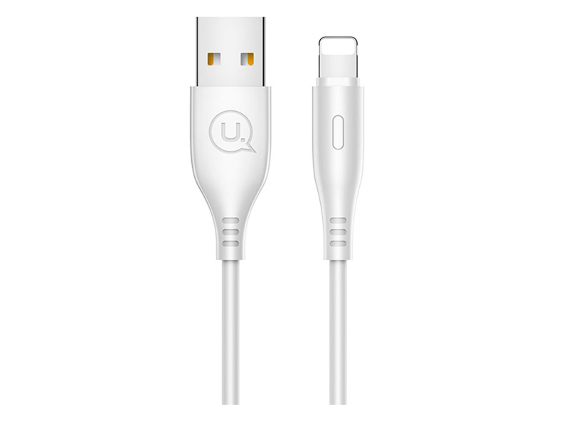 USAMS Kabel U18 lightning 2A Fast Charge 1m biały SJ266USB02