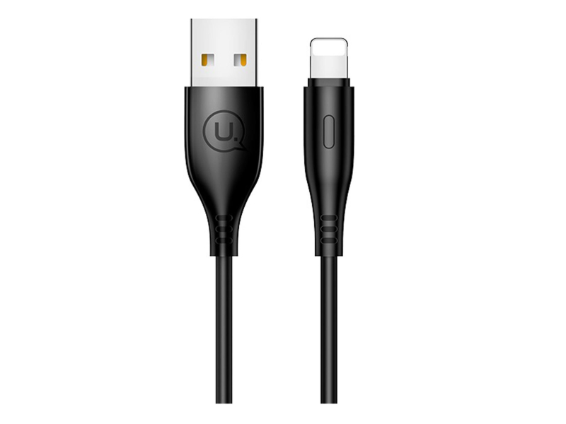 USAMS Kabel U18 lightning 2A Fast Charge 1m czarny SJ266USB01