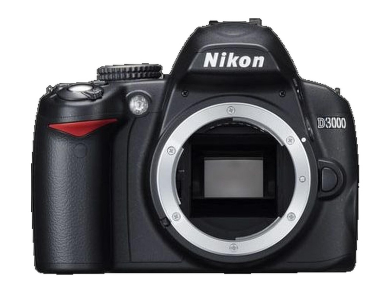 Nikon APARAT FOT NIKON D3000 +2 ob.Lustrzanka cyfrowa 10,2Mpix +18