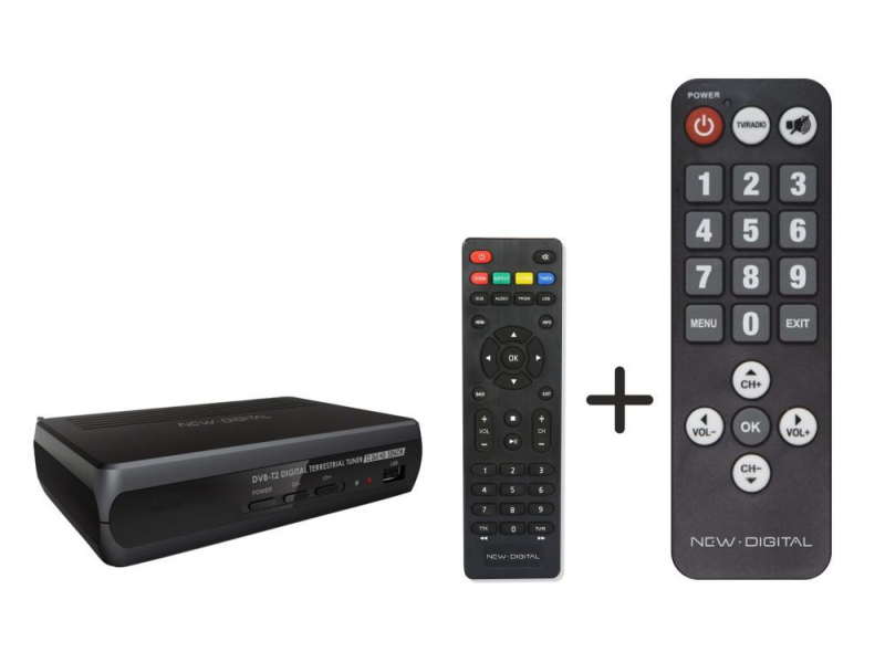 NEW DIGITAL T2 265 HD SENIOR