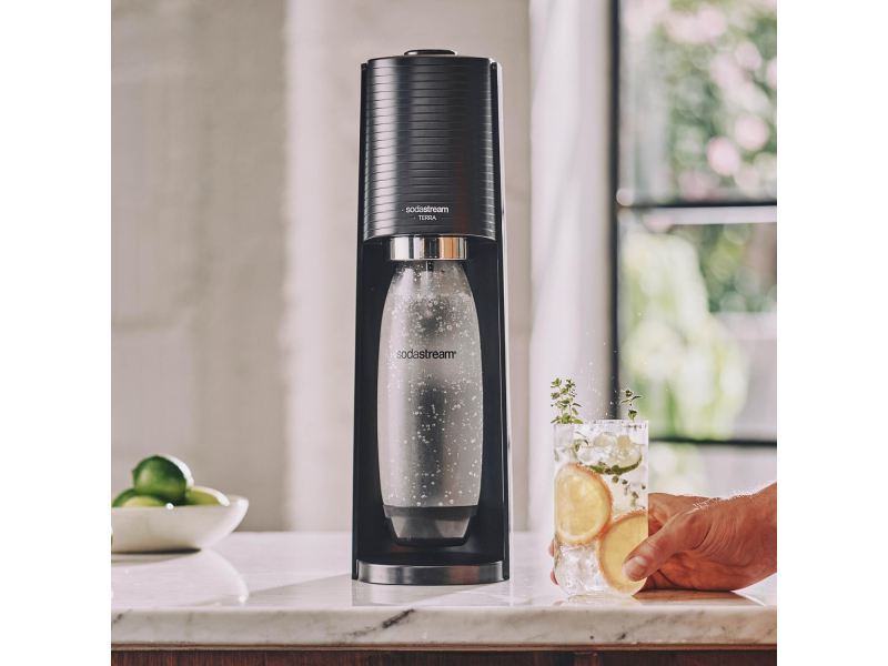 SodaStream SATURATOR TERRA BLACK +2 BUTELKI+MIRINDA