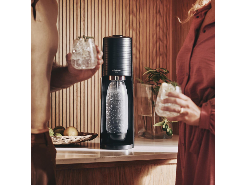 SodaStream SATURATOR TERRA BLACK +2 BUTELKI+MIRINDA