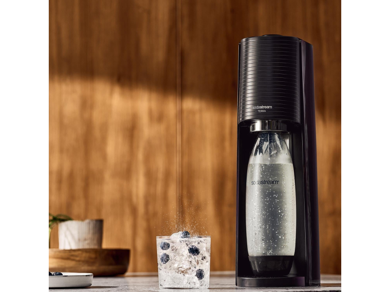 SodaStream SATURATOR TERRA BLACK +2 BUTELKI+MIRINDA