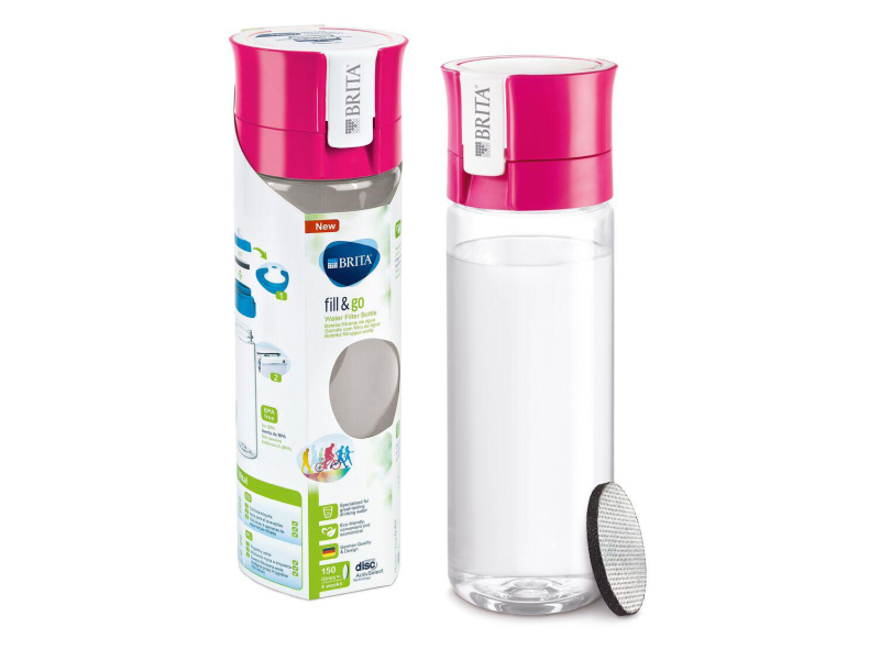 Brita Fill & Go butelka-różowa 0.6l