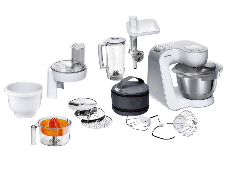 Bosch Robot kuchenny MUM58258 Serie 4 Biało-srebrny