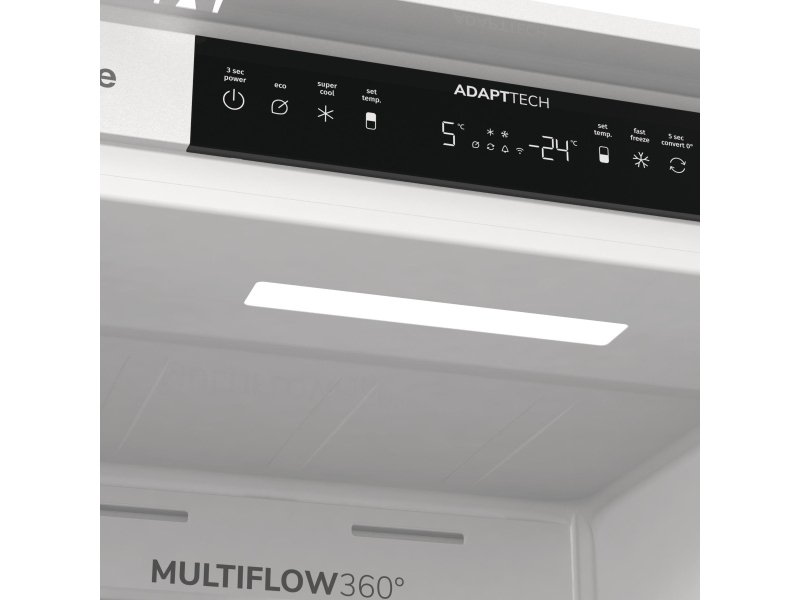 Gorenje NRKI517E62WF No Frost 177,2cm 35dB Zawiasy Nożycowe 252L