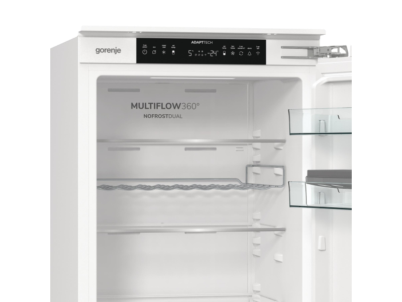 Gorenje NRKI517E62WF No Frost 177,2cm 35dB Zawiasy Nożycowe 252L