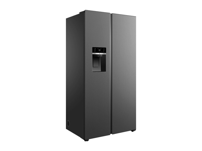 TCL RC591SXE0 No Frost 185cm Srebrna Podajnik Kostkarka 591L