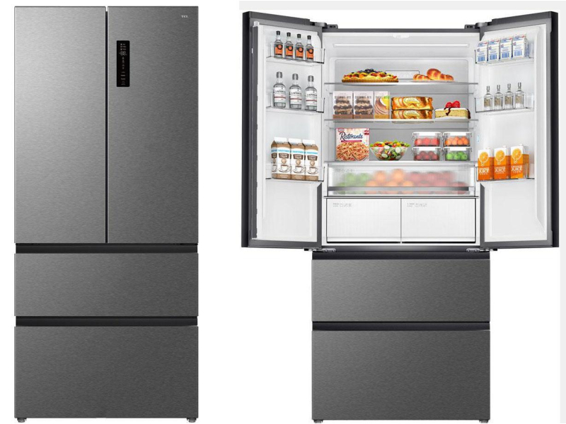 TCL RC532FXE0EU No Frost 190cm Srebrna Do Obudowy 532L