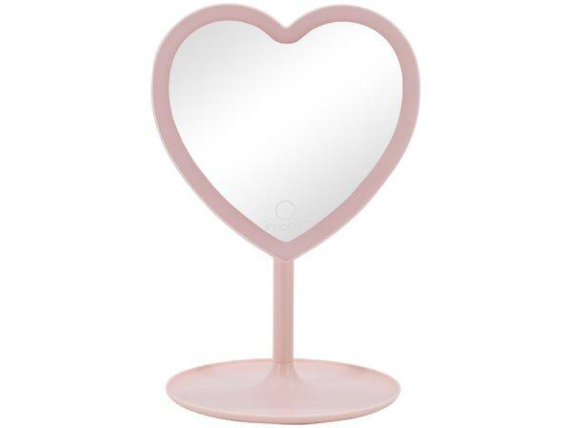 InnoGIO GIOperfect Pink Heart- Lusterko kosmetyczne różowe serce
