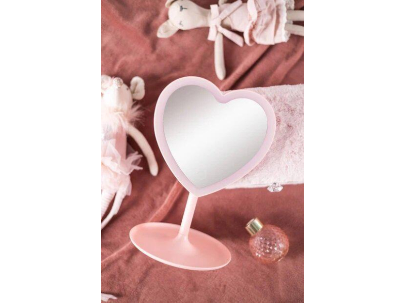 InnoGIO GIOperfect Pink Heart- Lusterko kosmetyczne różowe serce