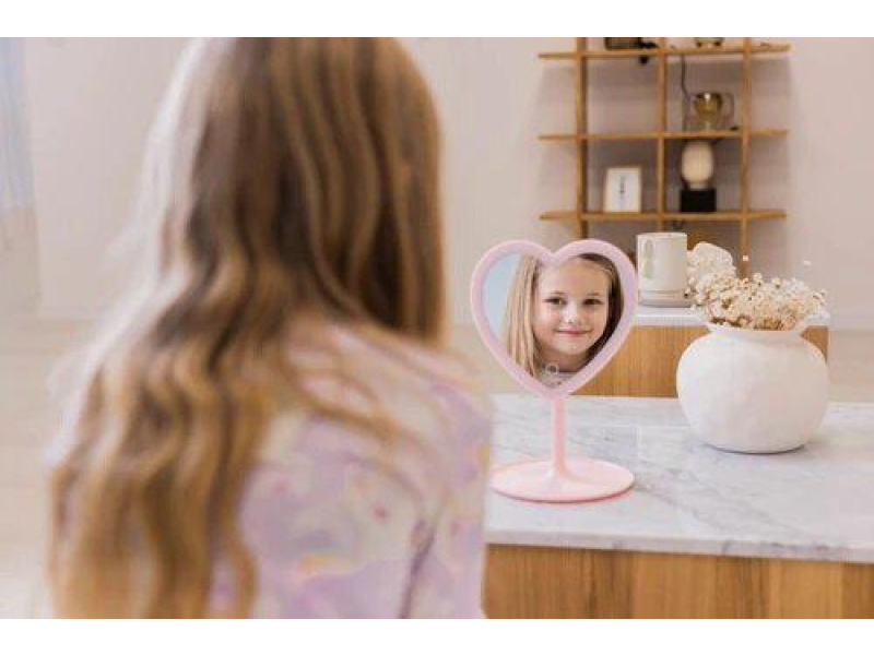 InnoGIO GIOperfect Pink Heart- Lusterko kosmetyczne różowe serce