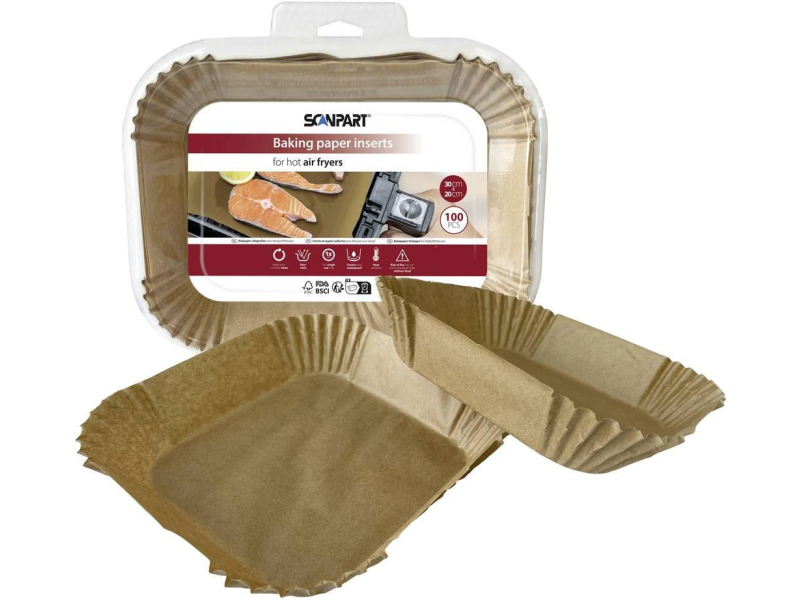 Scanpart Papier do air frayer 310x205 100 szt.