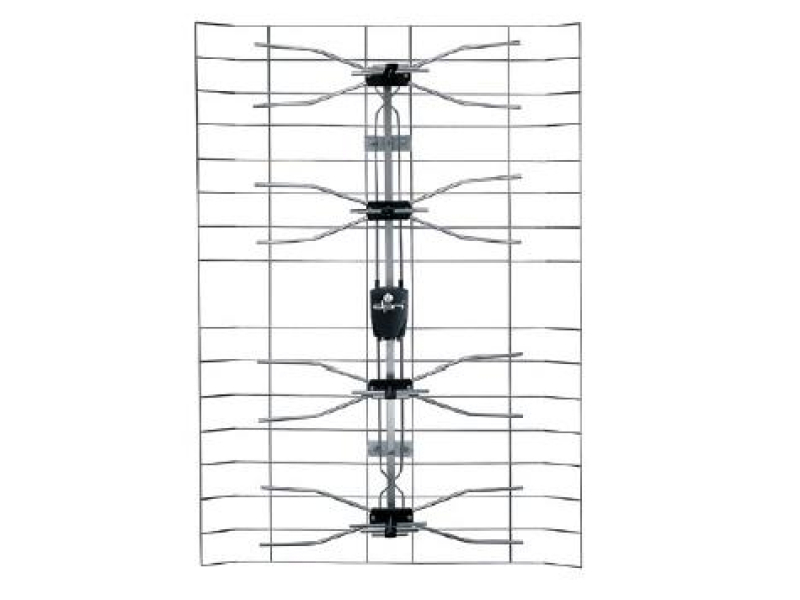 DPM SOLID ANTENA ZEWNĘTRZNA SIATKOWA DPM DVB-T VHF/UHF/FM, wzmacniacz