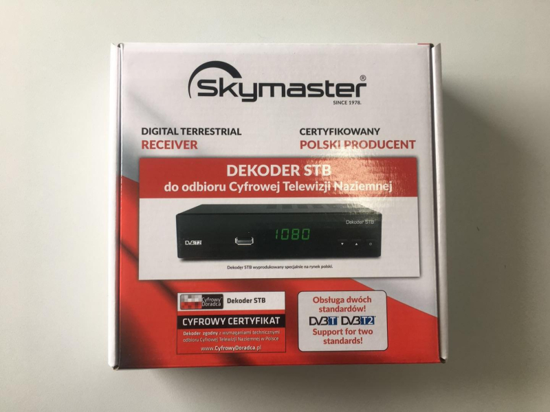 Skymaster TUNER DVB-T SKYMASTER STB