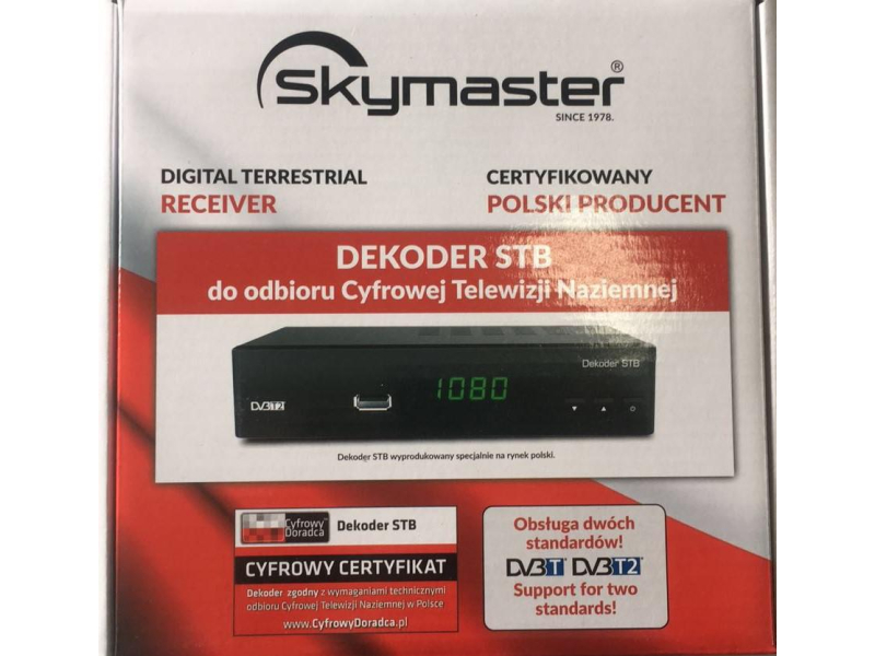 Skymaster TUNER DVB-T SKYMASTER STB