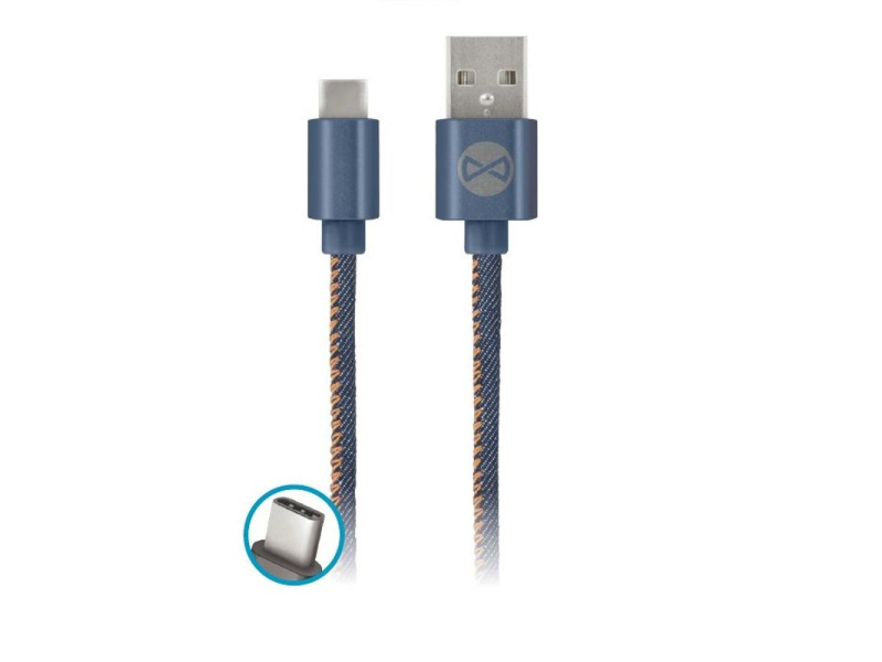 Forever Kabel USB - USB-C 1M FOREVER jeans #