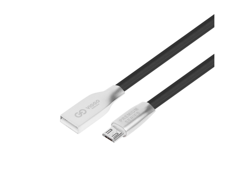 VIGGO DESIGN USB-microUSB 1m Czarny