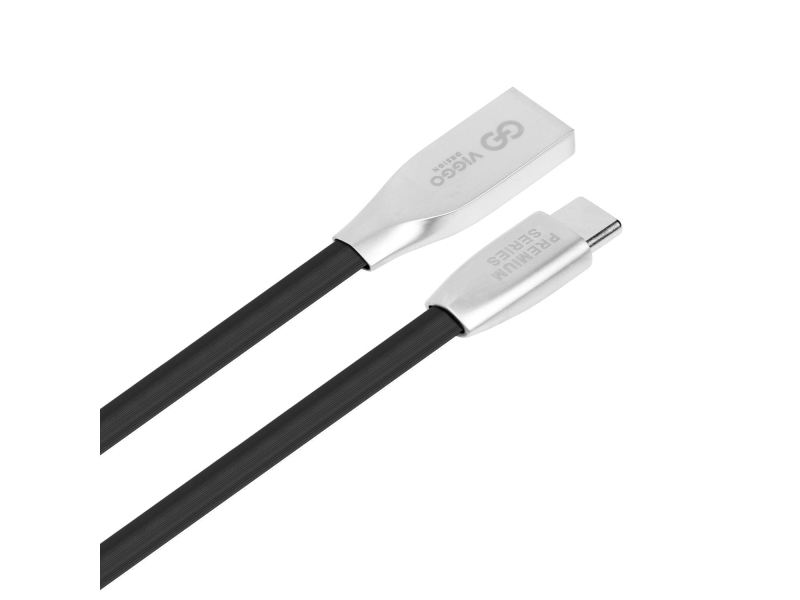 VIGGO DESIGN Kabel USB - USB-C VIGGO 1m Czarny