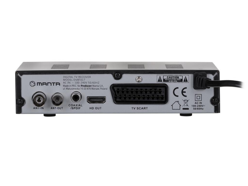 Manta TUNER DVB-T2 MANTA DVBT017 #