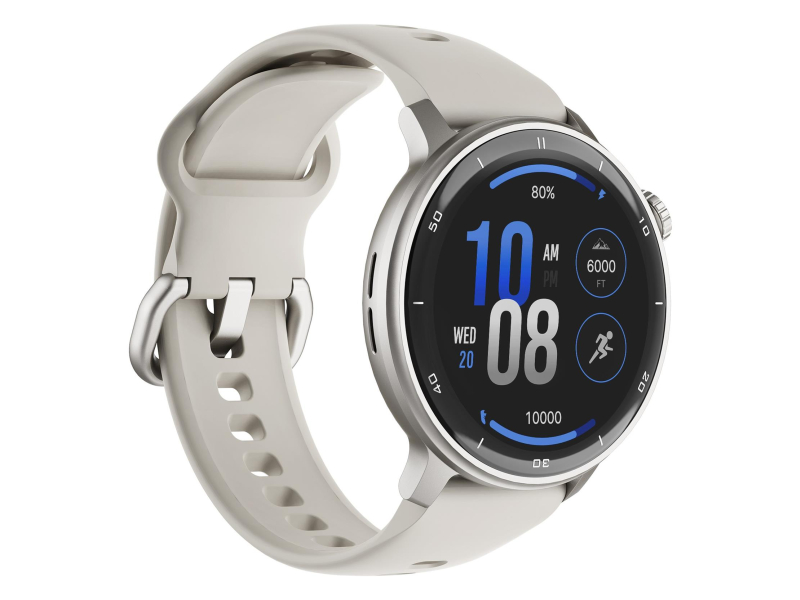 Stelio Activ AI 46mm GPS Srebrny