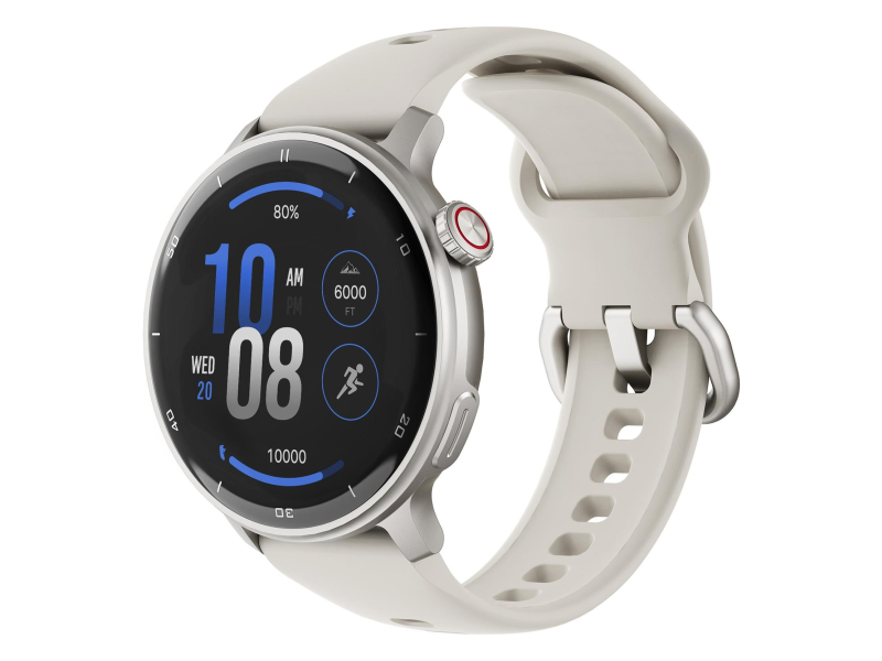 Stelio Activ AI 46mm GPS Srebrny