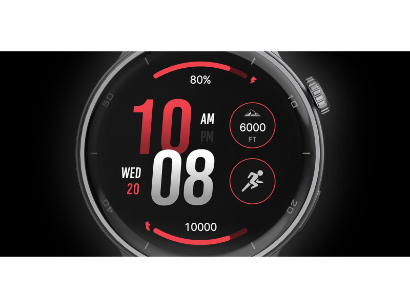 Stelio Activ AI 46mm GPS Czarny