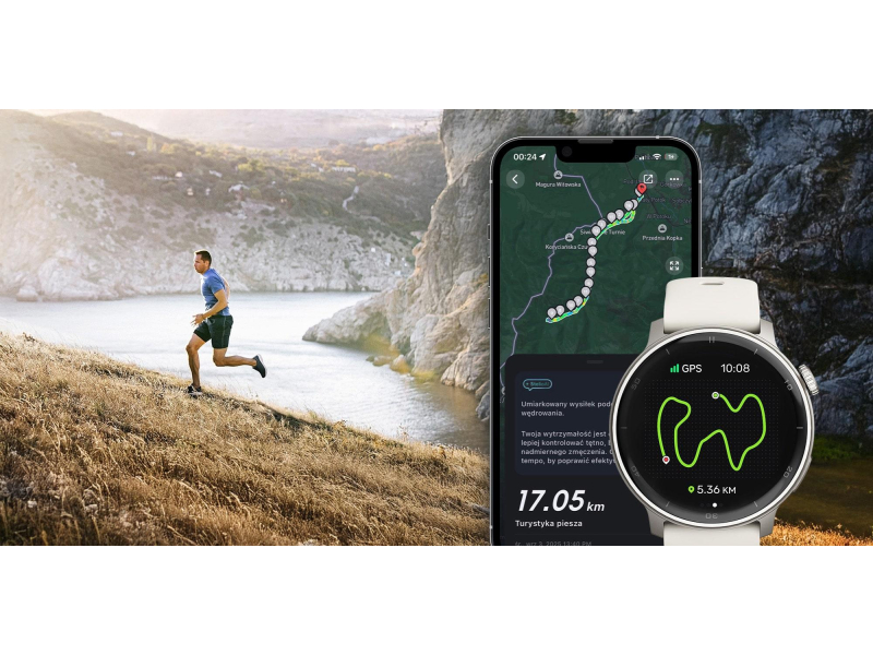 Stelio Activ AI 46mm GPS Czarny