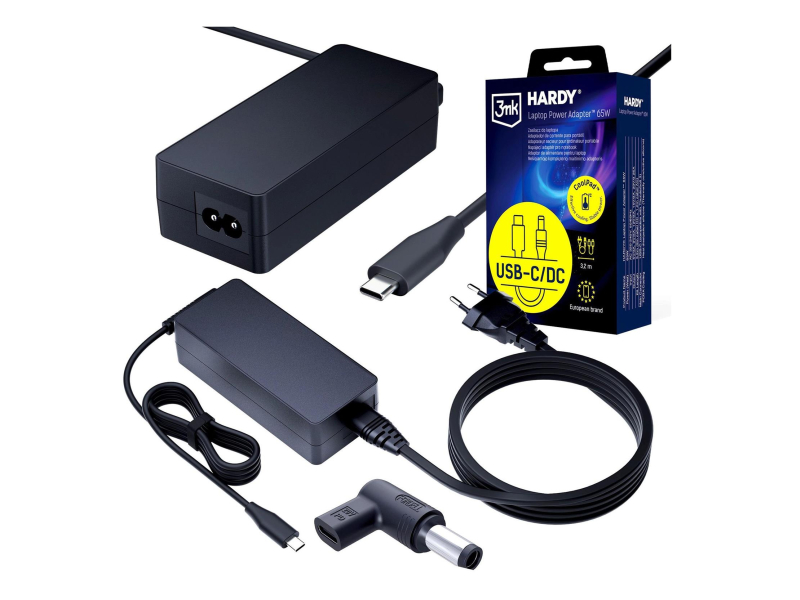3mk Hardy Laptop PowerAdapter Dell 20V USB-C DC 7.4 x 5.0