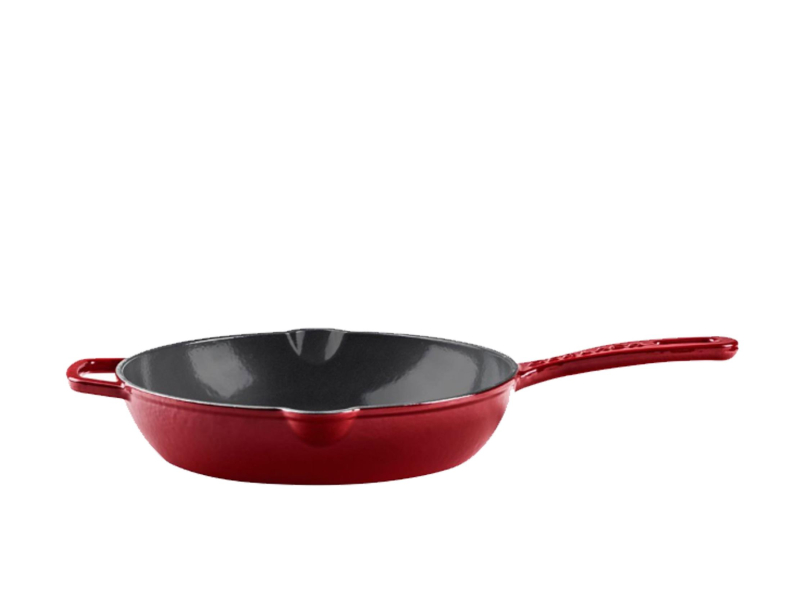 Gerlach Natur Iron Patelnia żeliwna 28cm bordo