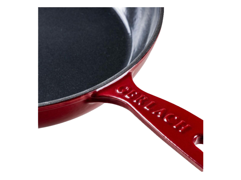 Gerlach Natur Iron Patelnia żeliwna 28cm bordo