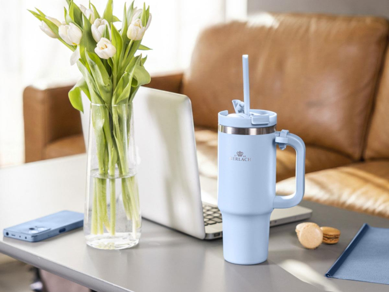 Gerlach Smart kubek termiczny 0,9l błękitny
