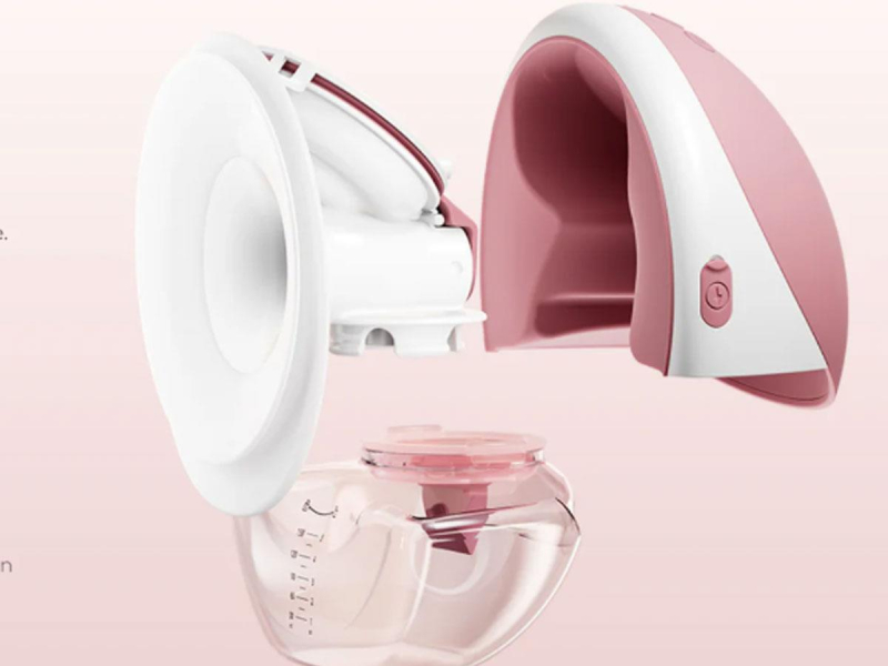 MOMCOZY Laktator M9 bezprzewodowy pojedynczy czerwony BP223
