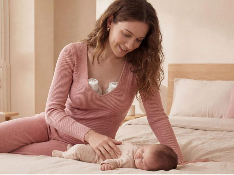 MOMCOZY Laktator S12 Pro podwójny biały