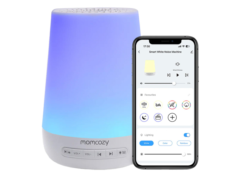 MOMCOZY Usypiacz dla niemowląt M21FWDB03 inteligentny z obsługą aplikacji